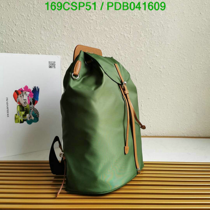 Prada Bag-(Mirror)-Backpack-,Code: PDB041609,$: 169USD