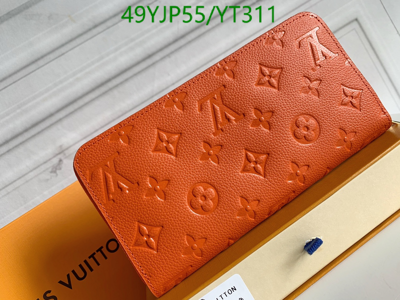 LV Bags-(4A)-Wallet-,Code: YT311,$: 49USD