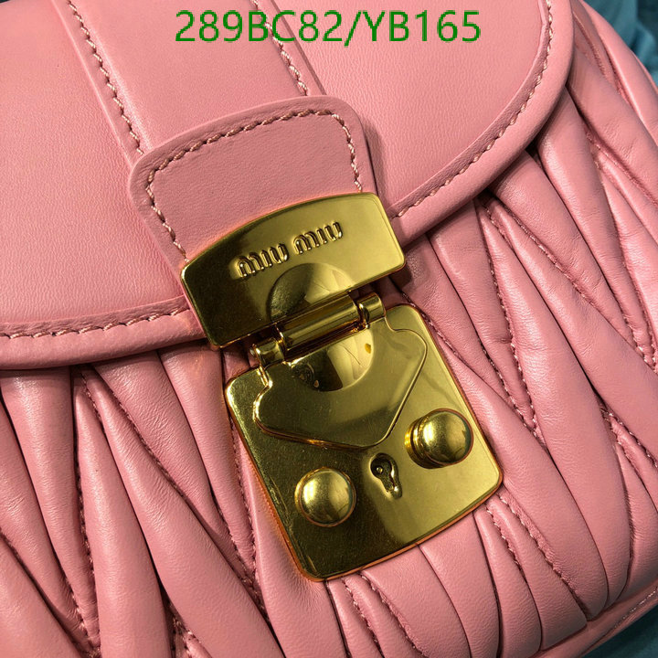 Miu Miu Bag-(Mirror)-Handbag-,Code: YB165,$: 289USD
