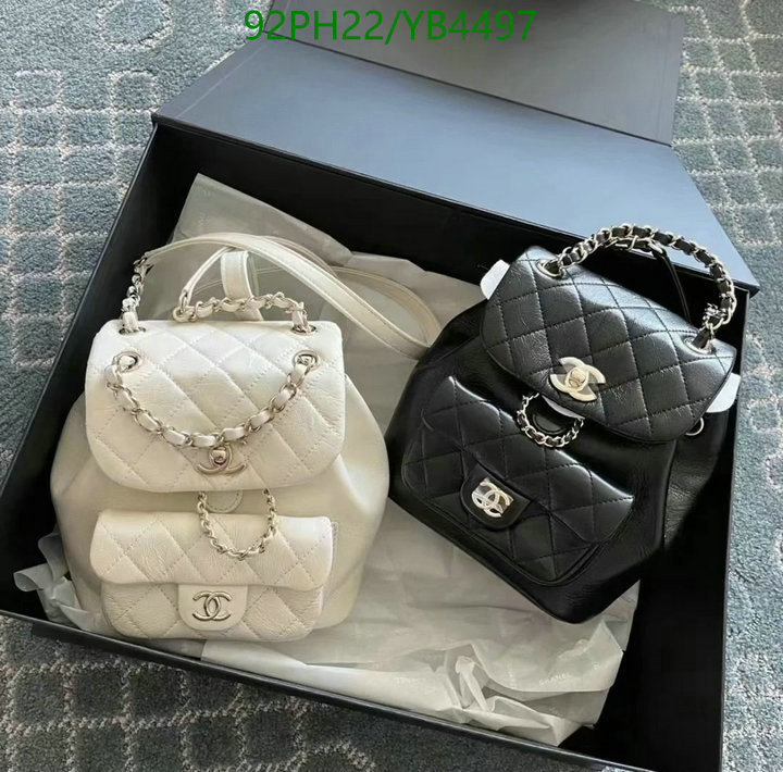 Chanel Bags ( 4A )-Backpack-,Code: YB4497,$: 92USD