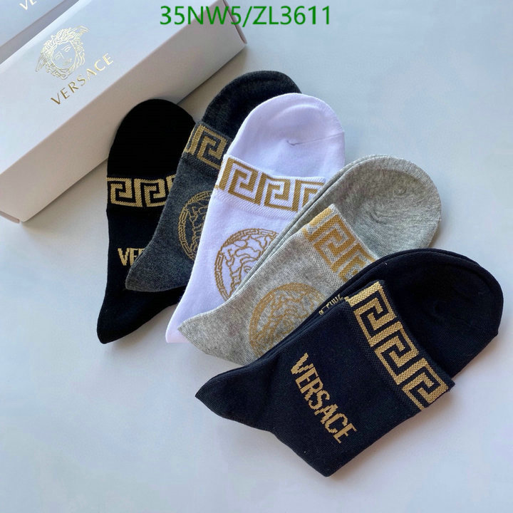 Sock-Versace, Code: ZL3611,$: 35USD