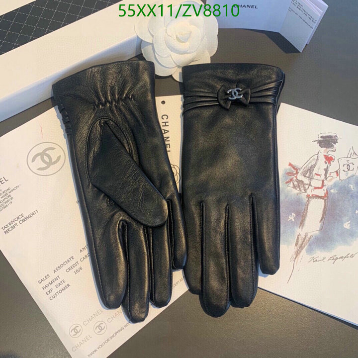 Gloves-Chanel, Code: ZV8810,$: 55USD