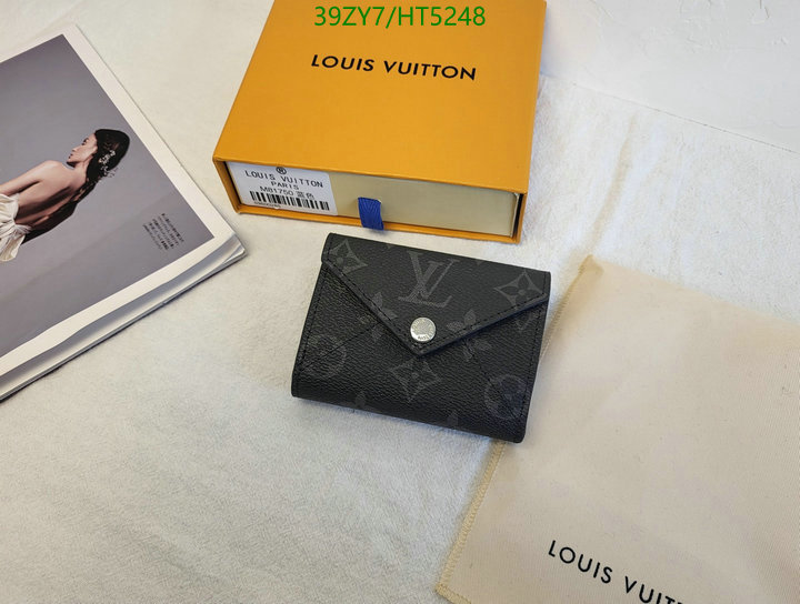 LV Bags-(4A)-Wallet-,Code: HT5248,$: 39USD