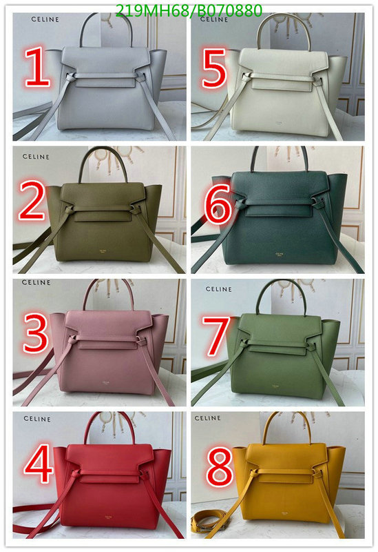 Celine Bag-(Mirror)-Belt Bag,Code: B070880,$: 219USD