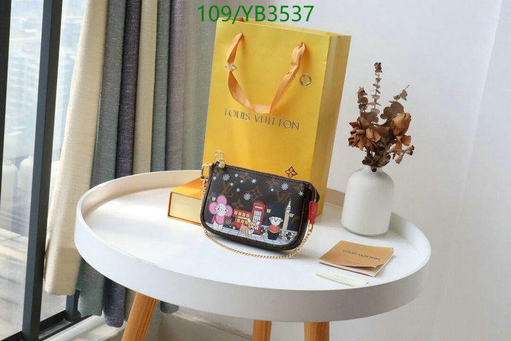 LV Bags-(Mirror)-Handbag-,Code: YB3537,$: 109USD