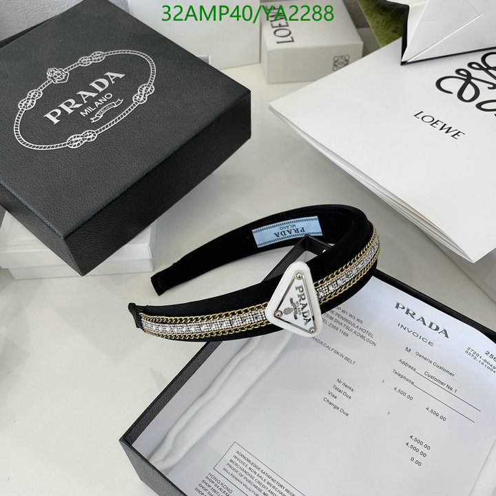 Headband-Prada, Code: YA2288,$: 32USD