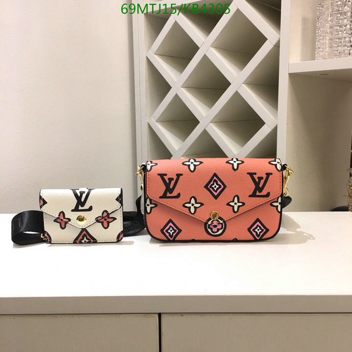 LV Bags-(4A)-New Wave Multi-Pochette-,Code: KB4305,$: 69USD