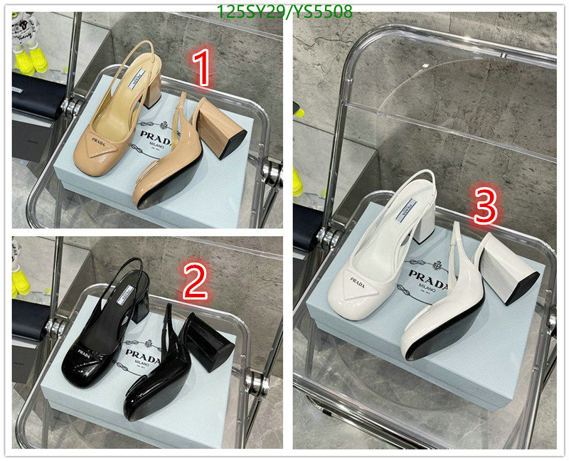 Women Shoes-Prada, Code: YS5508,$: 125USD