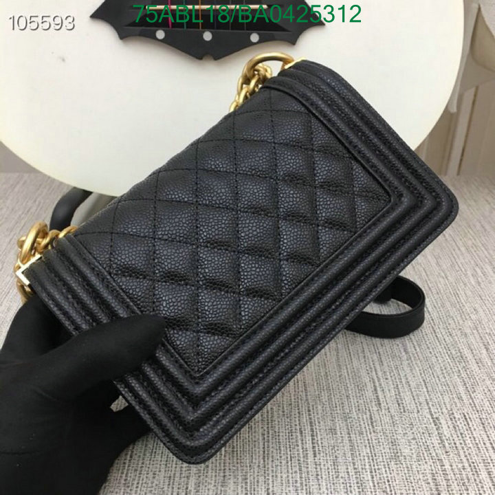 Chanel Bags ( 4A )-Le Boy,Code: BA04252312,$: 75USD