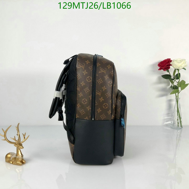LV Bags-(4A)-Backpack-,Code: LB1066,$: 129USD