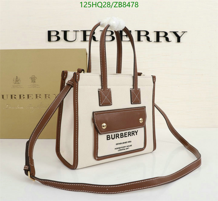 Burberry Bag-(4A)-Handbag-,Code: ZB8478,$: 125USD