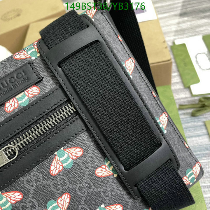 Gucci Bag-(Mirror)-Diagonal-,Code: YB3176,$: 149USD
