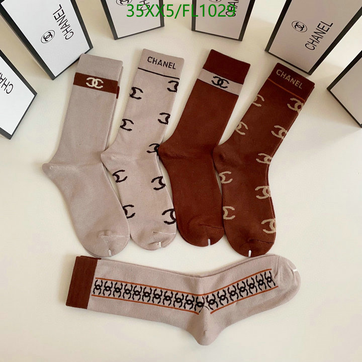 Sock-Chanel,Code: FL1028,$: 35USD