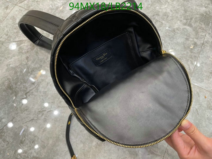 Dior Bags-(4A)-Backpack,Code: LB2214,$: 94USD