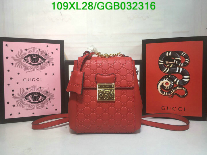 Gucci Bag-(4A)-Padlock-,Code: GGB032316,$: 109USD