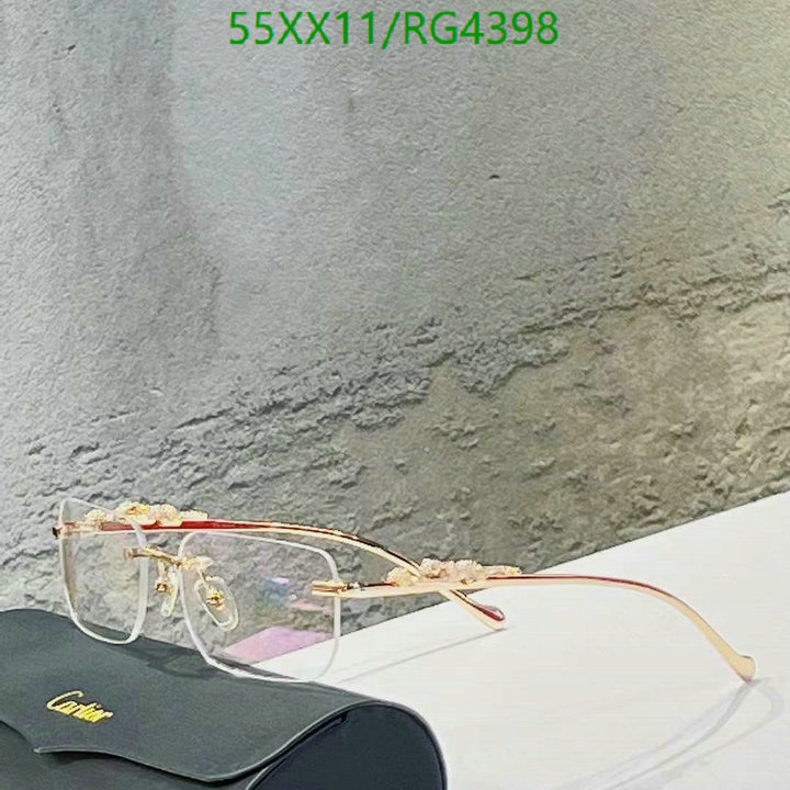 Glasses-Cartier, Code: RG4398,$: 55USD
