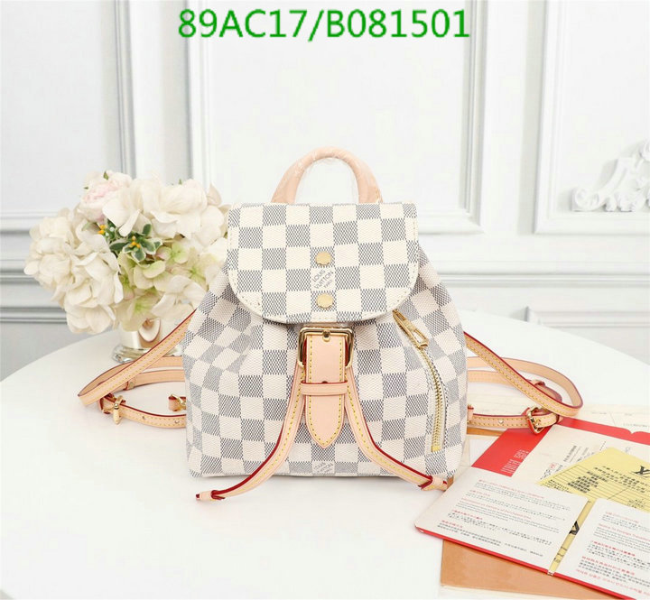 LV Bags-(4A)-Backpack-,Code: LB081501,