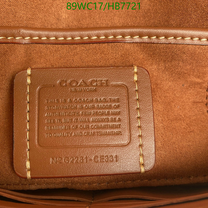 Coach Bag-(4A)-Diagonal-,Code: HB7721,$: 89USD