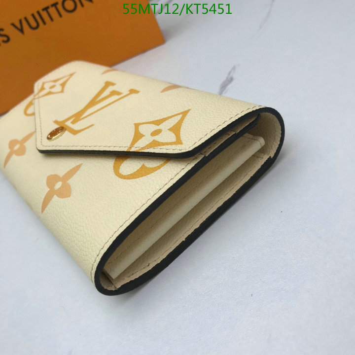 LV Bags-(4A)-Wallet-,Code: KT5451,$: 55USD