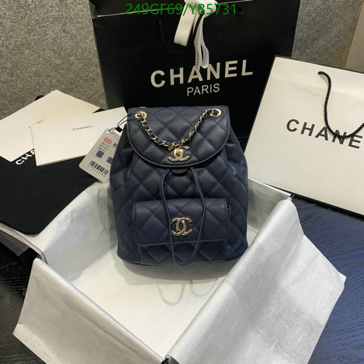 Chanel Bags -(Mirror)-Backpack-,Code: YB5731,$: 249USD