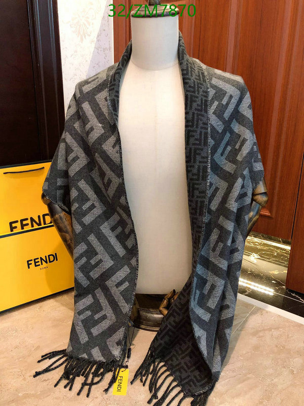 Scarf-Fendi, Code: ZM7870,$: 32USD