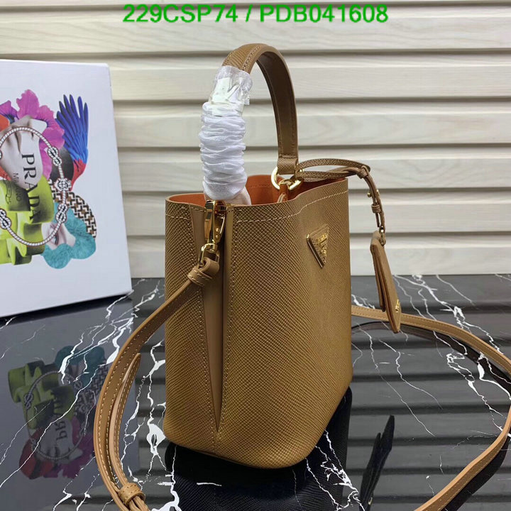 Prada Bag-(Mirror)-Diagonal-,Code: PDB041608,$: 229USD