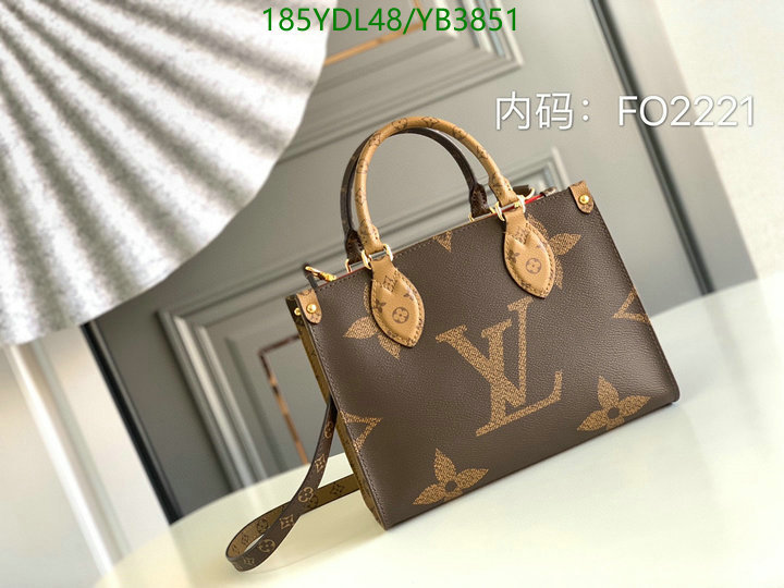 LV Bags-(Mirror)-Handbag-,Code: YB3851,$: 185USD