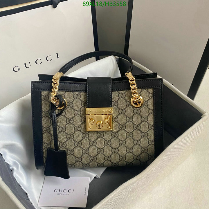 Gucci Bag-(4A)-Padlock-,Code: HB3558,$: 89USD