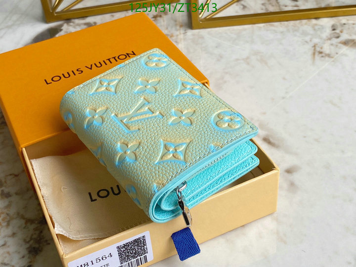 LV Bags-(Mirror)-Wallet-,Code: ZT3413,$: 125USD