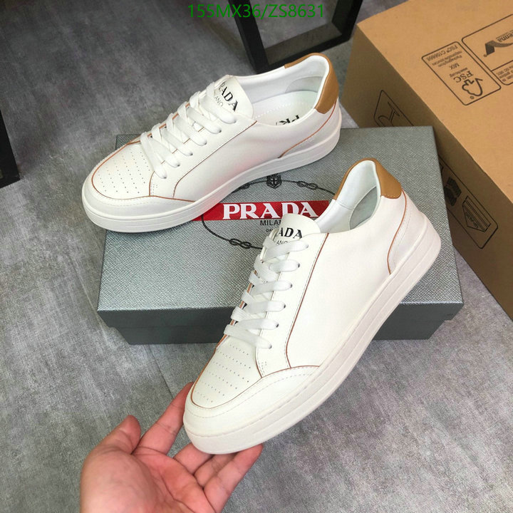 Men shoes-Prada, Code: ZS8631,$: 155USD