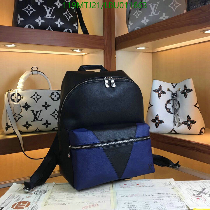 LV Bags-(4A)-Backpack-,Code: LBU011663,$: 119USD