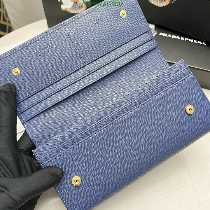 Prada Bag-(4A)-Wallet-,Code: ZT2802,$: 49USD