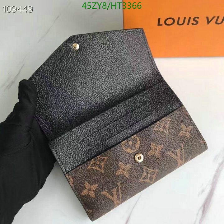 LV Bags-(4A)-Wallet-,Code: HT3366,$: 45USD