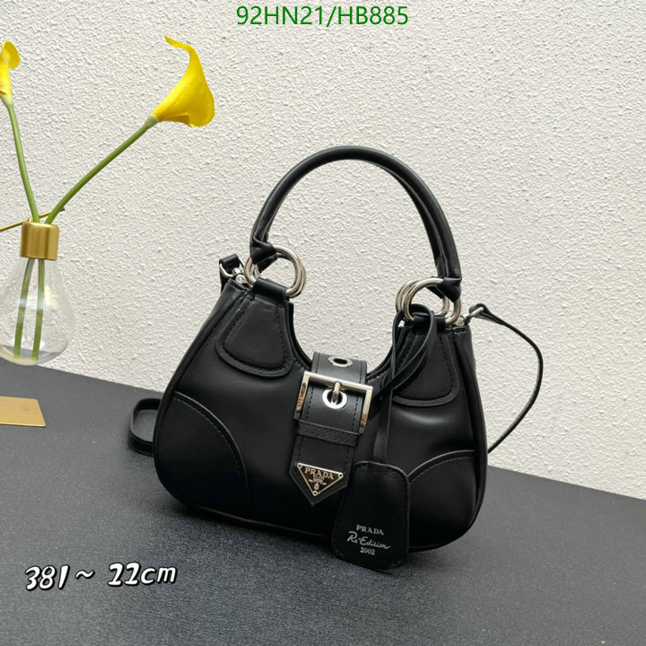 Prada Bag-(4A)-Handbag-,Code: HB885,$: 92USD