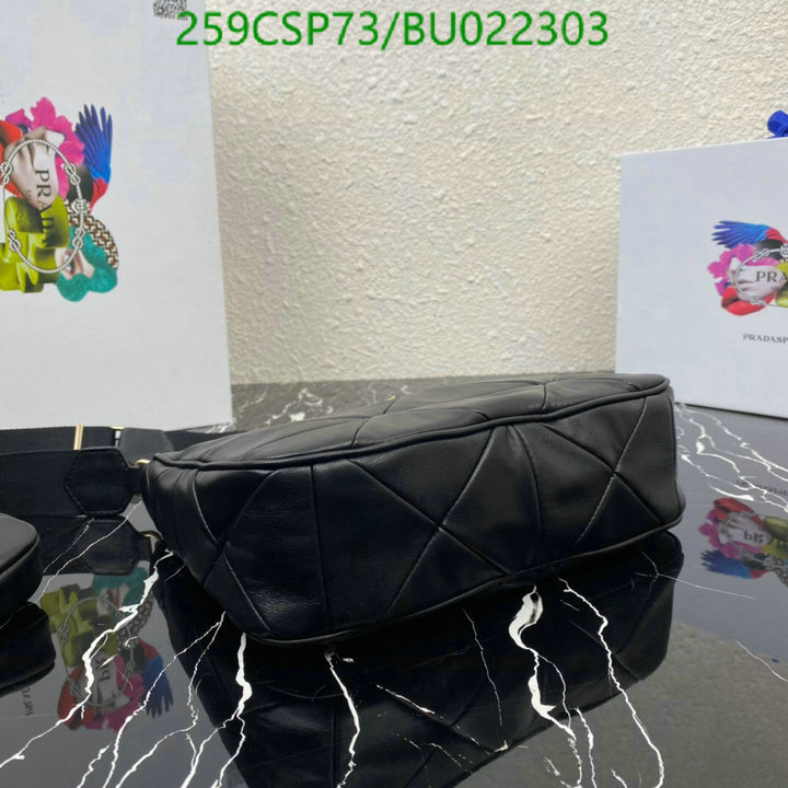 Prada Bag-(Mirror)-Diagonal-,Code: BU022303,$: 259USD