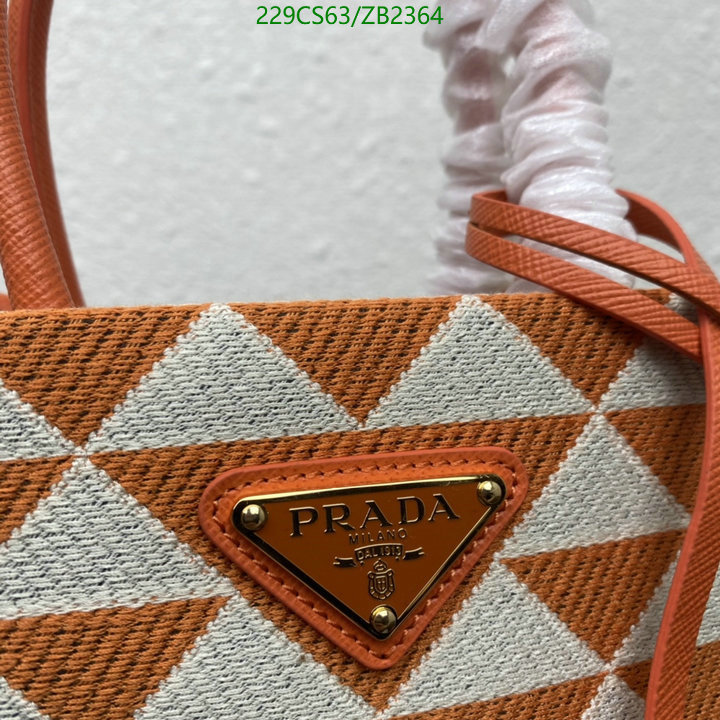 Prada Bag-(Mirror)-Diagonal-,Code: ZB2364,$: 229USD