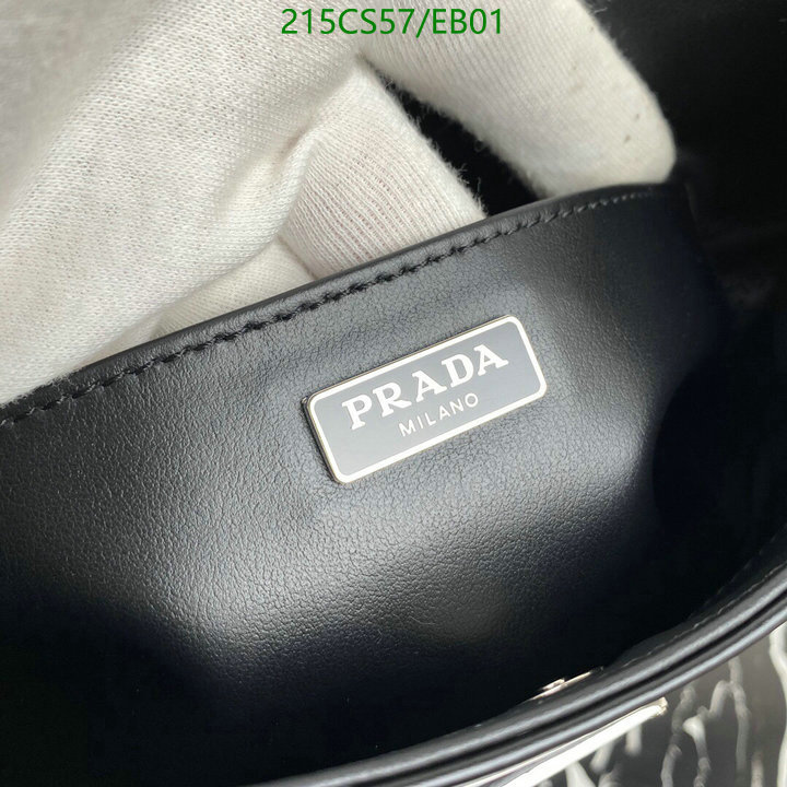 Prada Bag-(Mirror)-Cleo,Code: EB01,$: 215USD