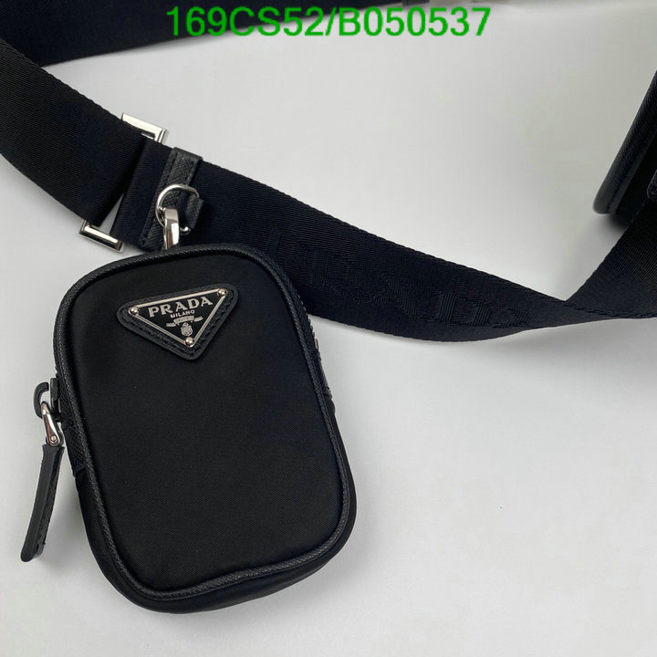 Prada Bag-(Mirror)-Diagonal-,Code: B050537,$: 169USD