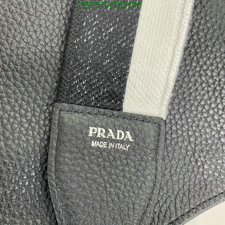 Prada Bag-(Mirror)-Diagonal-,Code: ZB2376,$: 255USD