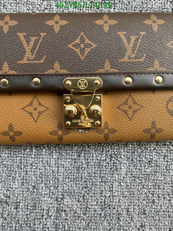 LV Bags-(4A)-Wallet-,Code: LT4895,$: 49USD