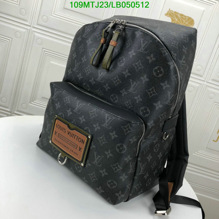 LV Bags-(4A)-Backpack-,Code: LB050512,$: 109USD