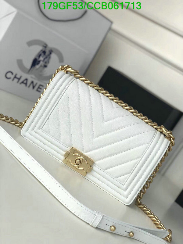 Chanel Bags -(Mirror)-Le Boy,Code: CCB061713,$: 179USD