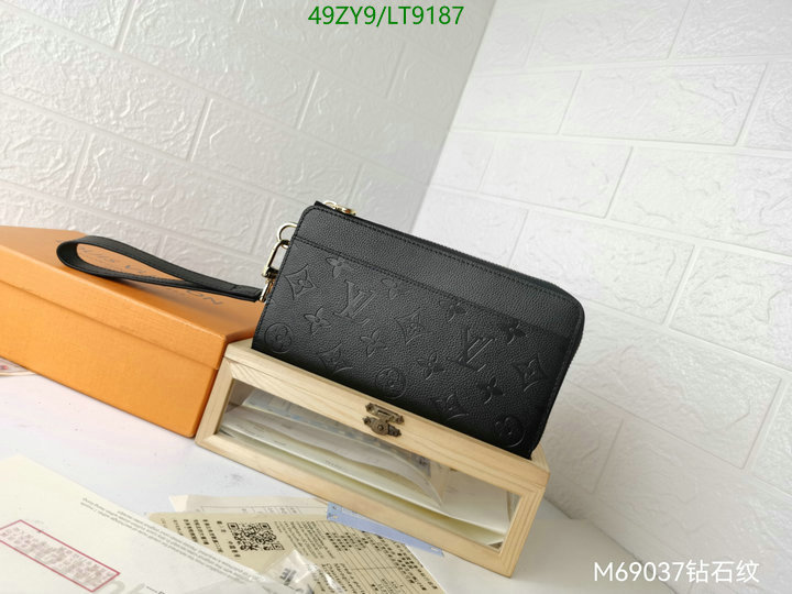 LV Bags-(4A)-Wallet-,Code: LT9187,$: 49USD