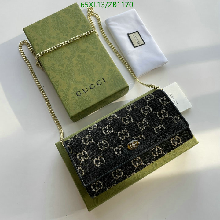 Gucci Bag-(4A)-Diagonal-,Code: ZB1170,$: 65USD