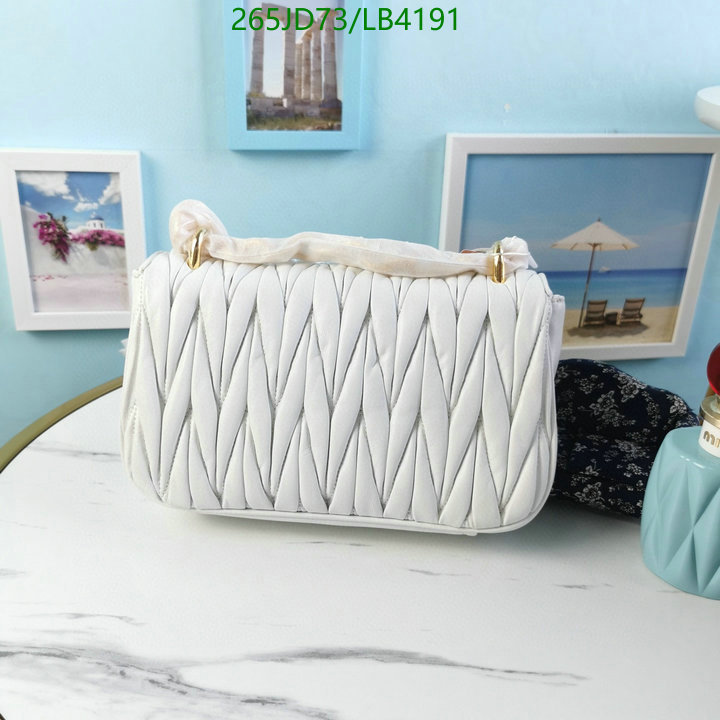 Miu Miu Bag-(Mirror)-Diagonal-,Code: LB4191,$: 265USD