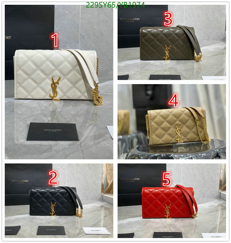 YSL Bag-(Mirror)-Diagonal-,Code: YB1974,$: 229USD