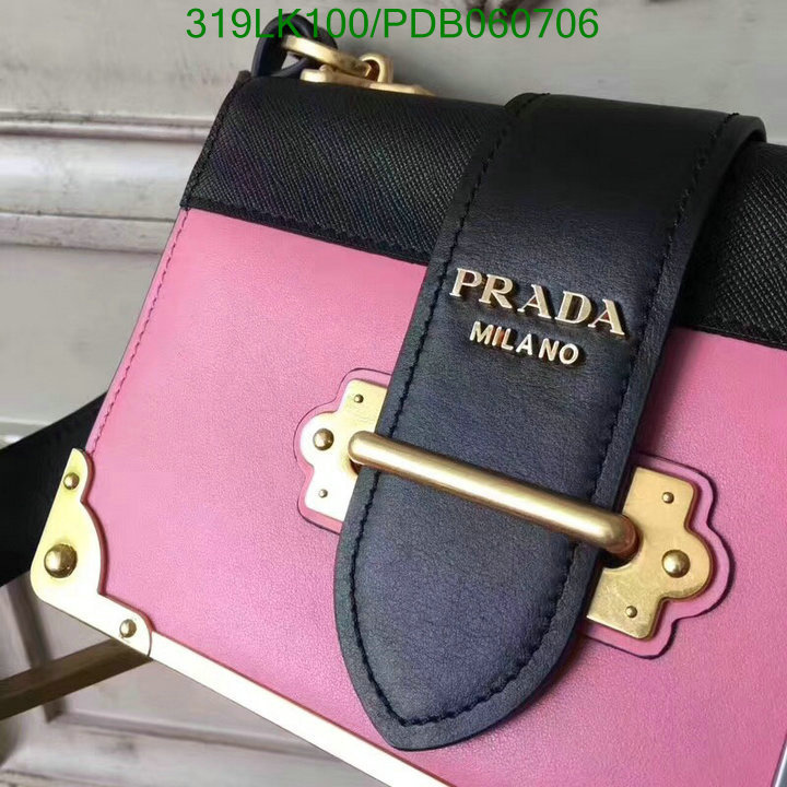 Prada Bag-(Mirror)-Diagonal-,Code: PDB060706,$: 319USD