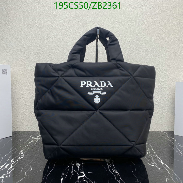 Prada Bag-(Mirror)-Handbag-,Code: ZB2363,$: 269USD