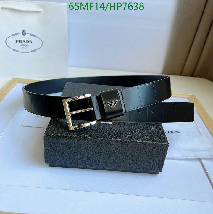 Belts-Prada, Code: HP7638,$: 65USD
