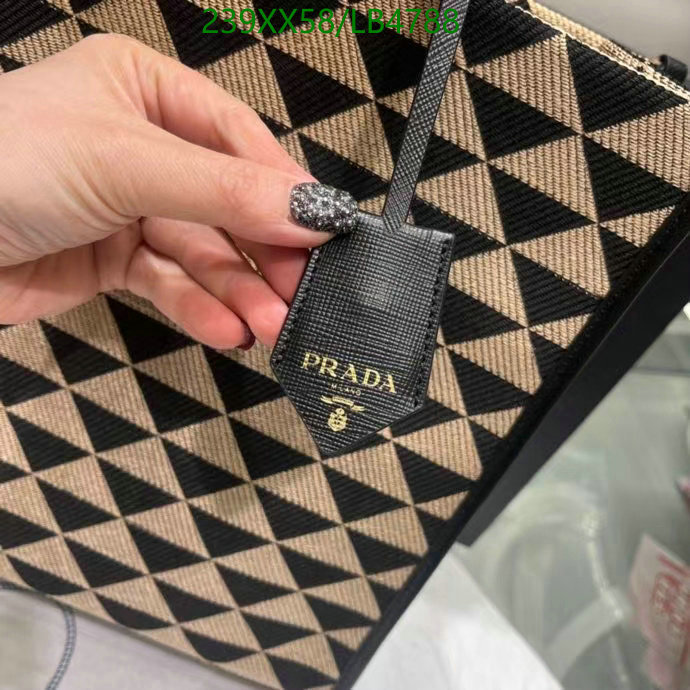 Prada Bag-(Mirror)-Handbag-,Code: LB4788,$: 239USD